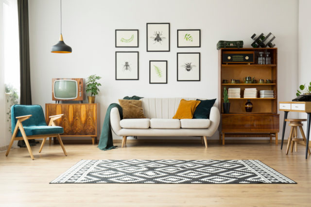 Ako si zariadiť obývačku v modernom retro štýle?