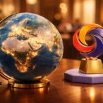 Podnikateľské ocenenia a víťazi business awards na pódiu počas galavečera