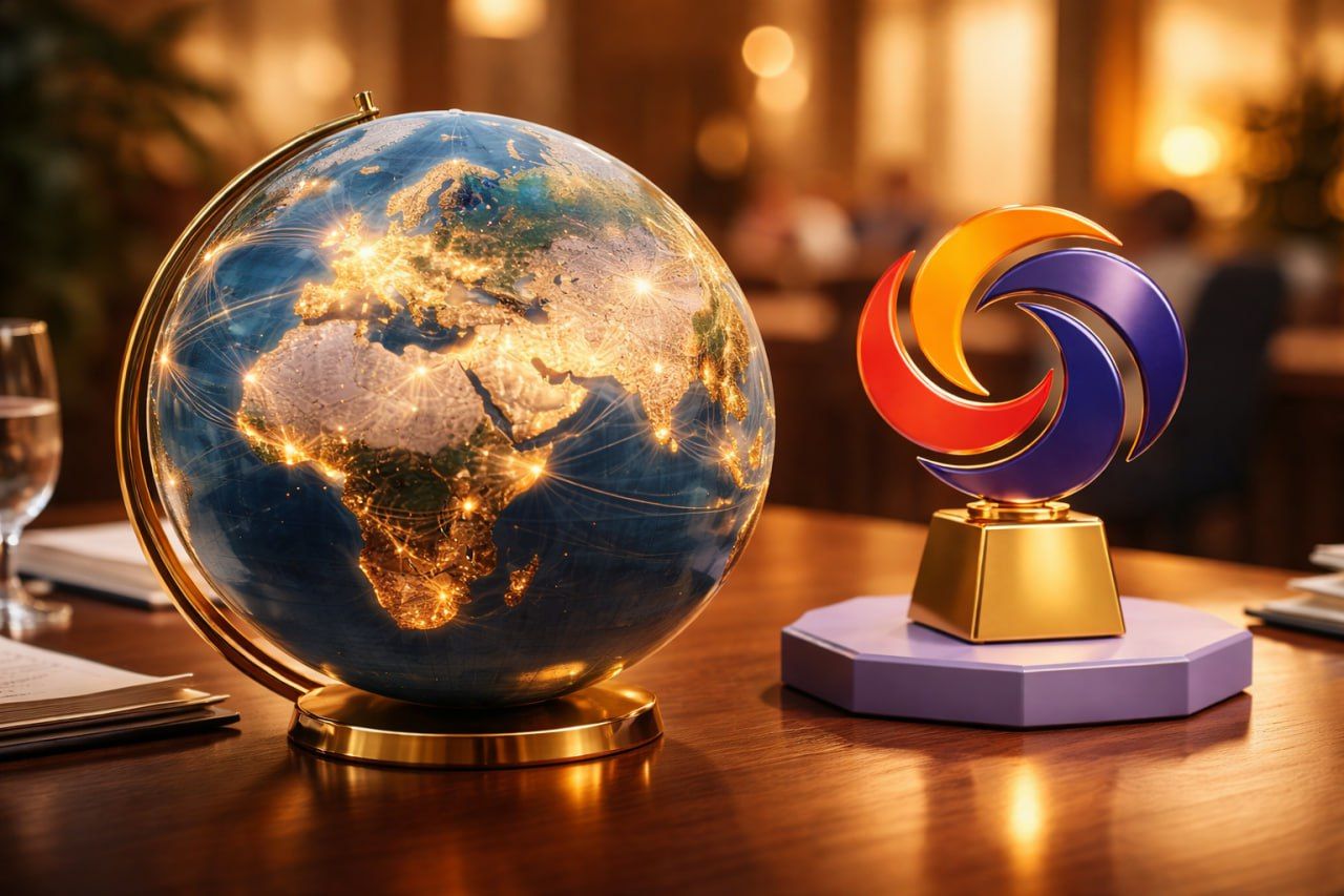 Podnikateľské ocenenia a víťazi business awards na pódiu počas galavečera